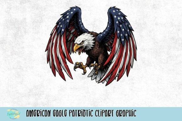 American Eagle Patriotic Clipart: Bold Visuals for Impactful Design