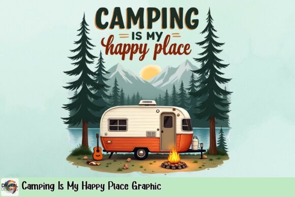 Bring the Outdoors to Your Brand: Using the Camping is My Happy Place Graphic