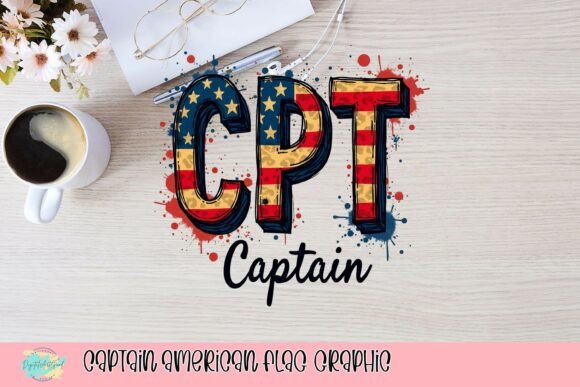 Captain American Flag Graphic: A Bold Patriotic Design Asset