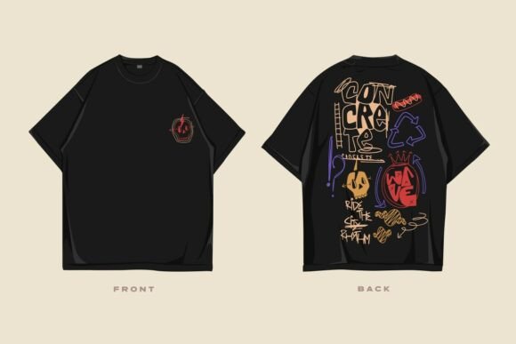 Concrete Wave: Capturing Urban Energy in a Graphic Tee