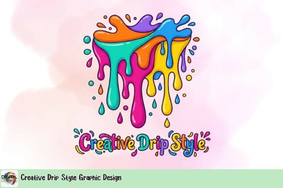 Creative Drip Style Graphic Design: Bold & Playful Visuals