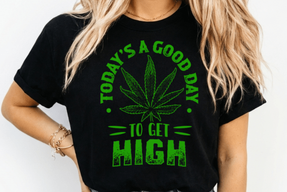 Funny Cannabis Stoner Graphic T-Shirt: A Lighthearted Design Asset