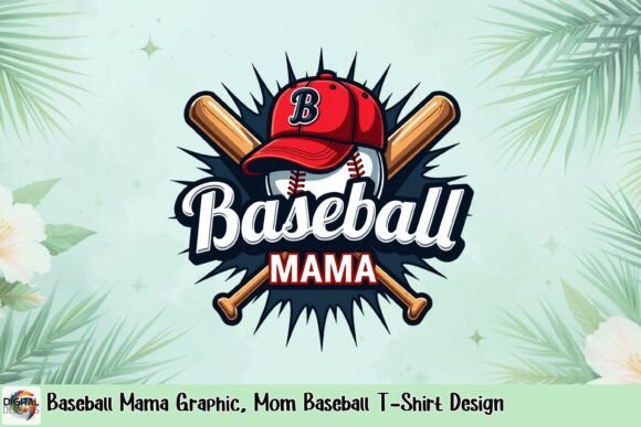 Show Your Team Spirit with the Baseball Mama Graphic Design