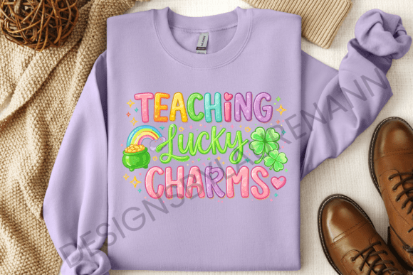 Teaching Lucky Charms Graphic: A Playful Design Asset