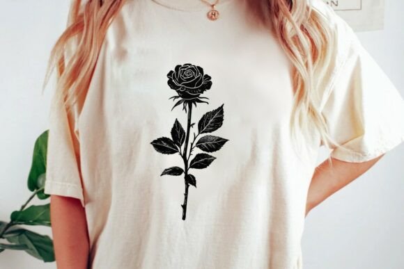 Unveiling the Allure of the Elegant Black Rose Graphic PNG